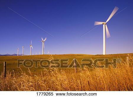 Wind turbines View Large Photo Image Stock Photography - Wind turbines. Fotosearch