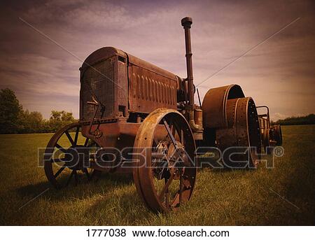 Worn out tractor View Large Photo Image Stock Photo - Worn out tractor. Fotosearch