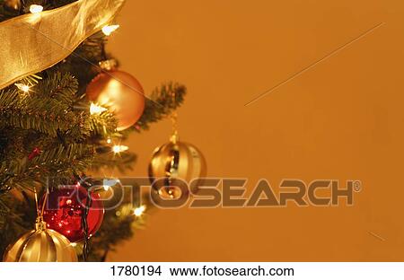 Picture - A Christmas tree. Fotosearch