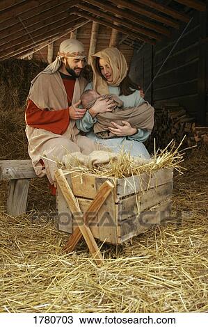 A nativity scene View Large Photo Image Stock Image - A nativity scene. Fotosearch