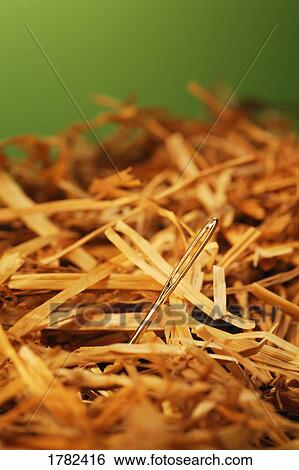 Stock Photograph - A needle in a hay stack. Fotosearch