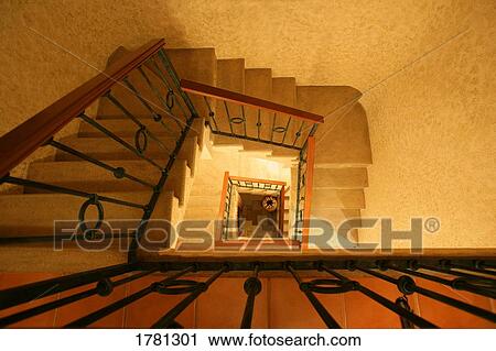 A stairwell View Large Photo Image Stock Image - A stairwell. Fotosearch