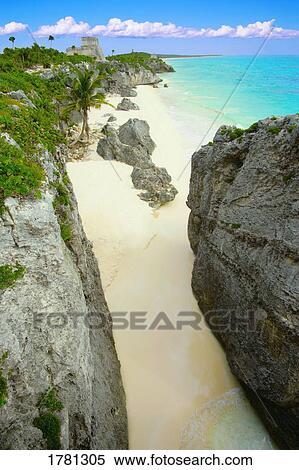 Stock Photography - A tropical beach. Fotosearch
