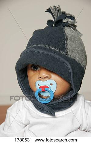 Baby wearing toque View Large Photo Image Stock Image - Baby wearing toque. Fotosearch
