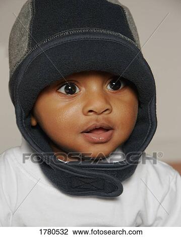 Baby wearing toque View Large Photo Image Stock Image - Baby wearing toque. Fotosearch