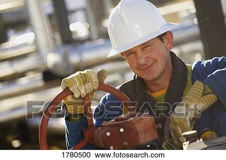 Stock Image - Blue collar worker. Fotosearch