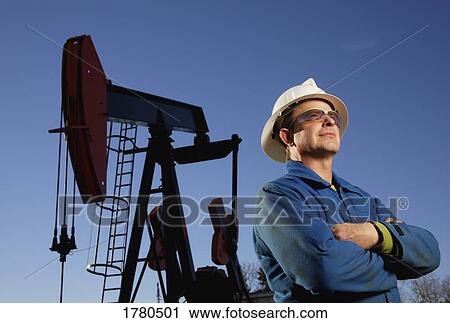 Stock Image - Blue collar worker. Fotosearch