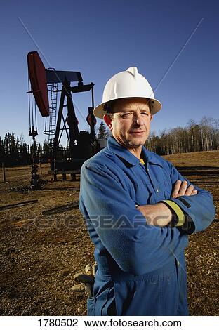 Stock Image - Blue collar worker. Fotosearch