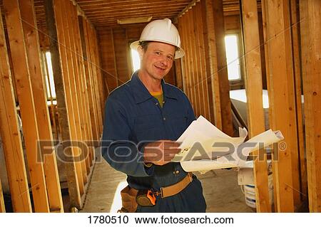Stock Image - Blue collar worker. Fotosearch