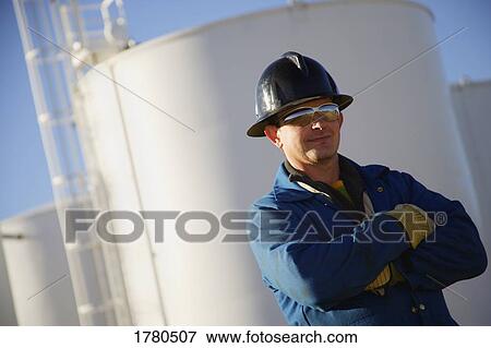 Stock Photo - Blue collar worker. Fotosearch