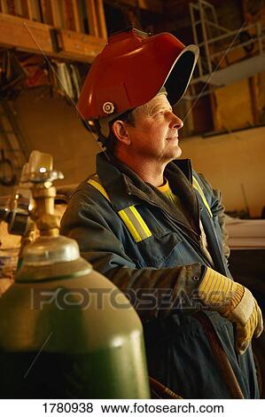 Blue collar worker View Large Photo Image Stock Photo - Blue collar worker. Fotosearch