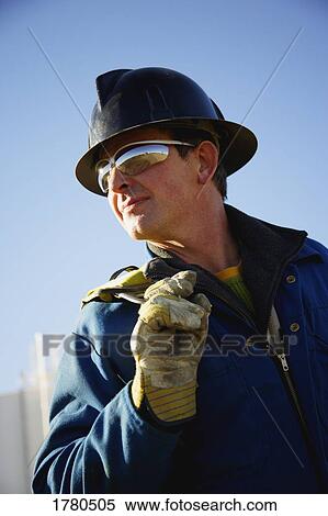 Stock Photography - Blue collar worker. Fotosearch