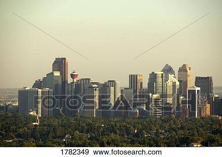Stock Photo - Calgary skyline. Fotosearch