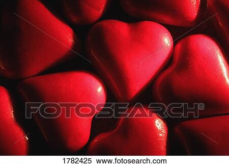Stock Photography - Candy hearts. Fotosearch