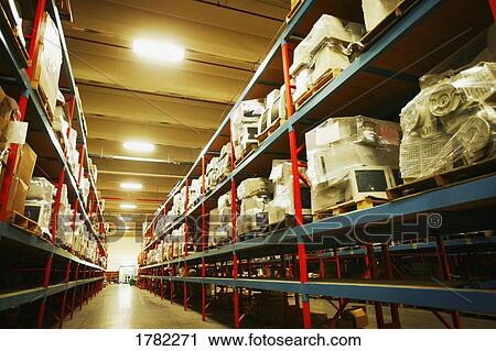 Stock Image - Computer warehouse. Fotosearch