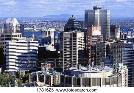 Stock Photography - Downtown Montreal. Fotosearch