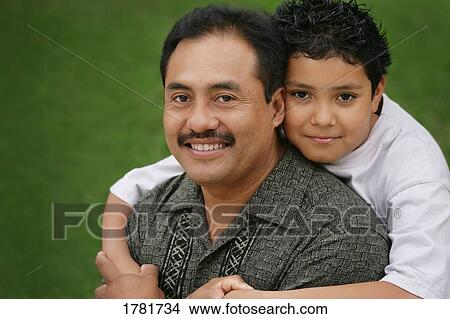 Picture - Father and child together. Fotosearch
