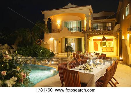 Fine dining at a resort View Large Photo Image Stock Image - Fine dining at a resort. Fotosearch