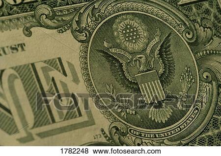 Stock Photo - Great seal on United States dollar bill. Fotosearch