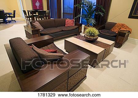 Inside a living room View Large Photo Image Stock Photo - Inside a living room. Fotosearch