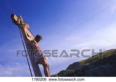 Jesus death on the cross View Large Photo Image Stock Photograph - Jesus death on the cross. Fotosearch