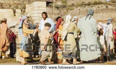 Jesus in a crowd View Large Photo Image Stock Image - Jesus in a crowd. Fotosearch