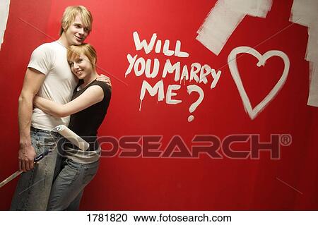 Stock Image - Man proposes creatively. Fotosearch