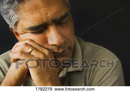 Man with eyes closed View Large Photo Image Stock Photo - Man with eyes closed. Fotosearch