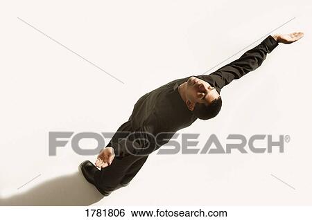 Man with his arms open View Large Photo Image Stock Photograph - Man with his arms open. Fotosearch