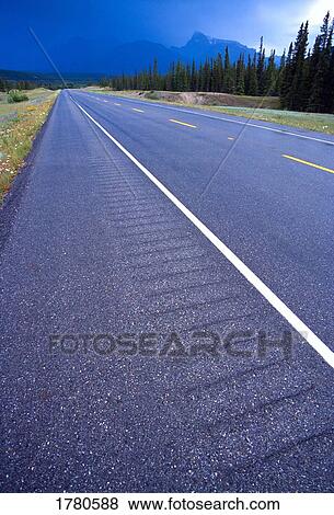 Stock Photo - Paved highway. Fotosearch