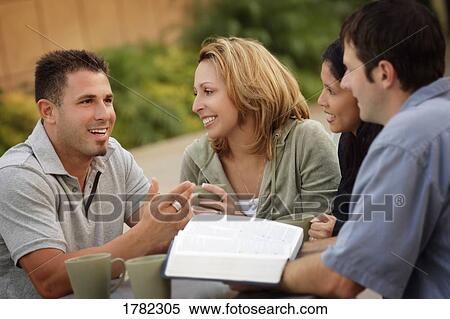 Stock Photography - People talking. Fotosearch