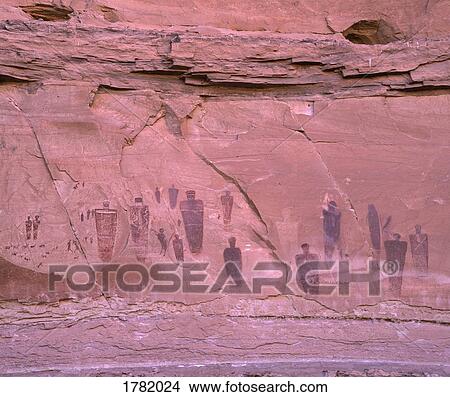 Pictograph art on wall of Barrier Canyon View Large Photo Image Picture - Pictograph art on wall of Barrier Canyon. Fotosearch