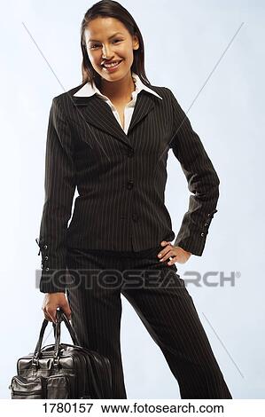 Stock Photo - Portrait of a businesswoman. Fotosearch