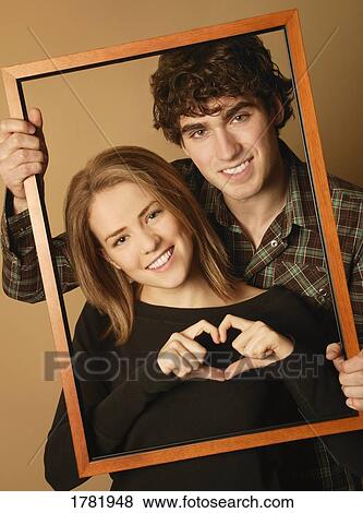 Stock Photo - Portrait of a couple. Fotosearch