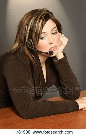 Stock Photo - Portrait of regret. Fotosearch