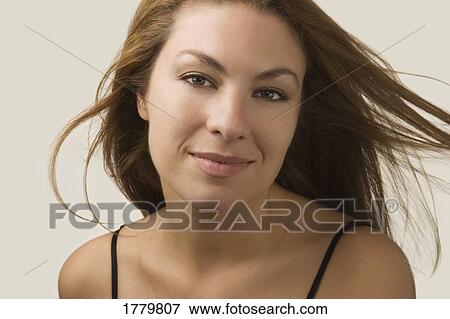 Stock Photo - Portrait of woman. Fotosearch