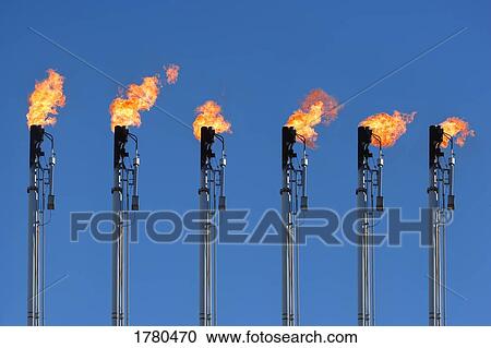 Refinery stacks View Large Photo Image Stock Image - Refinery stacks. Fotosearch