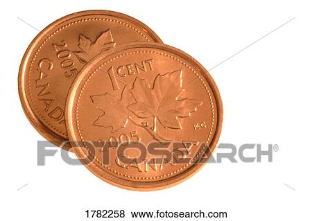 Two Canadian Pennies View Large Photo Image Stock Photo - Two Canadian Pennies. Fotosearch