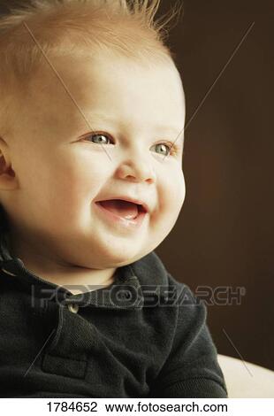 Stock Image - A happy toddler. Fotosearch