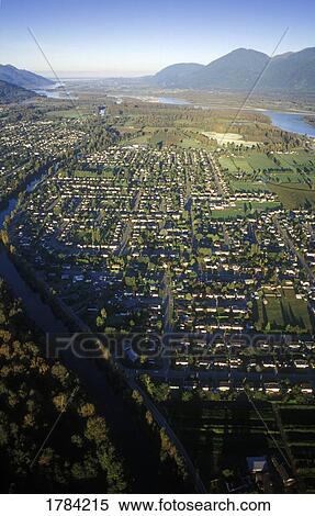 Aerial photo of residential British Columbia View Large Photo Image Stock Photography - Aerial photo of residential British Columbia. Fotosearch