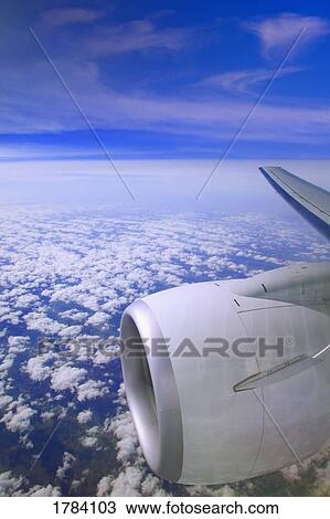 Airplane in flight View Large Photo Image Stock Image - Airplane in flight. Fotosearch