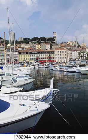 Boats in a marina View Large Photo Image Picture - Boats in a marina. Fotosearch