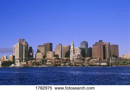 Boston skyline View Large Photo Image Stock Photography - Boston skyline. Fotosearch