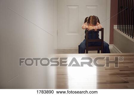 Stock Image - Child in time-out. Fotosearch