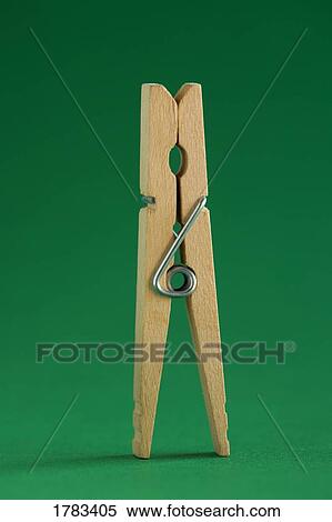 Clothespin on green background View Large Photo Image Stock Photography - Clothespin on green background. Fotosearch