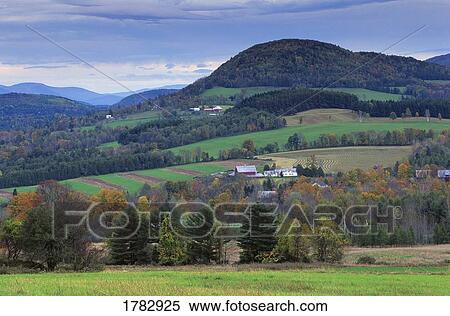 Stock Photography - Farmland in New England. Fotosearch