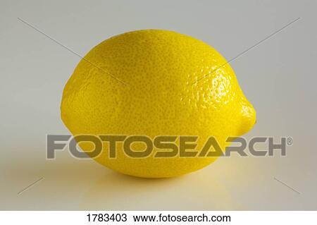 Stock Image - Lemon on white background. Fotosearch