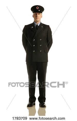 Stock Photo - Man in uniform. Fotosearch