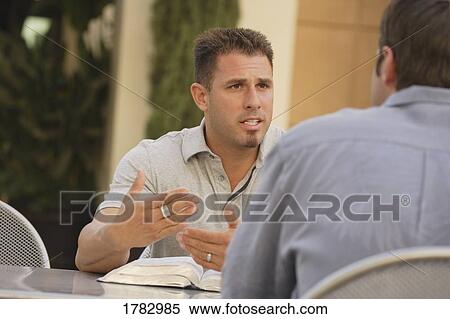 Stock Photography - Man making a point. Fotosearch