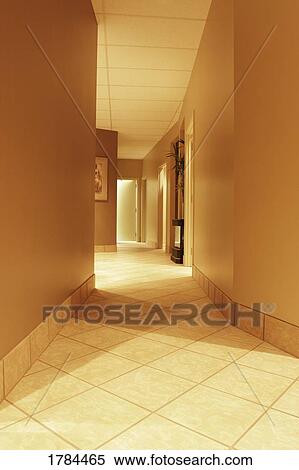 Stock Photography - Open Ended Hallway. Fotosearch